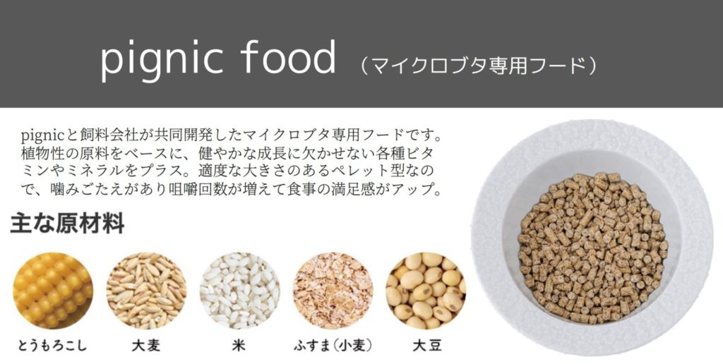 マイクロブタ専用フード販売 | pignic blog