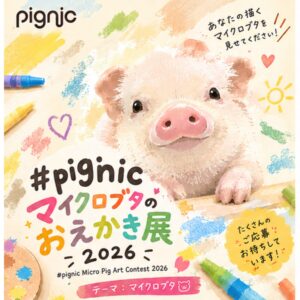 pignic マイクロブタのおえかき展 2026