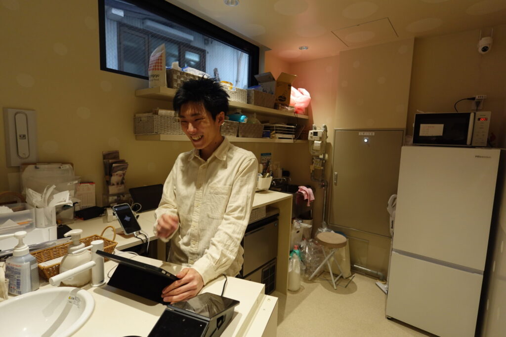 pignic cafeの働く様子